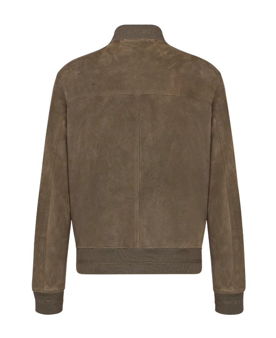 Leather Bomber Jacket