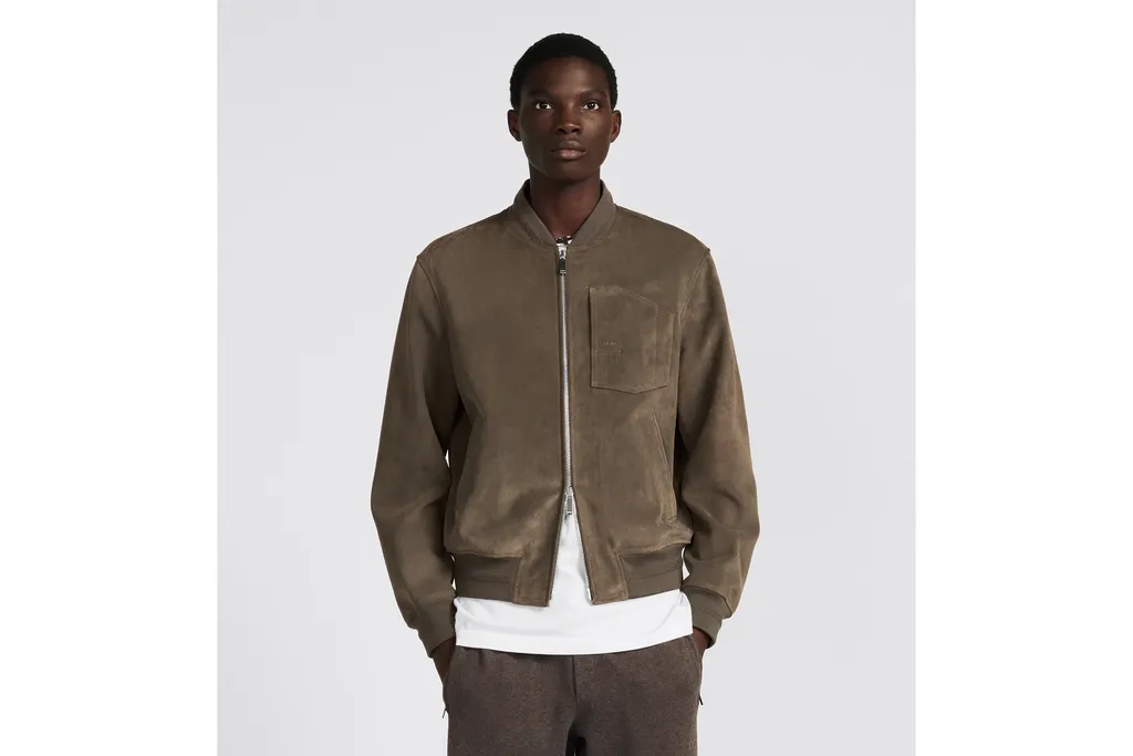 Leather Bomber Jacket