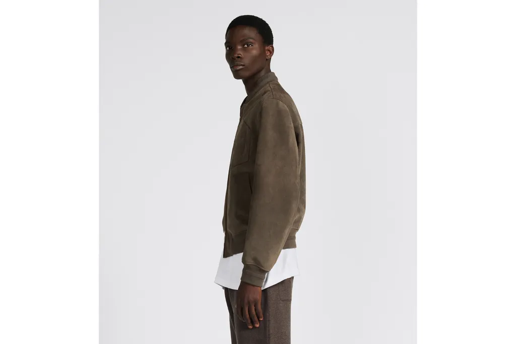 Leather Bomber Jacket