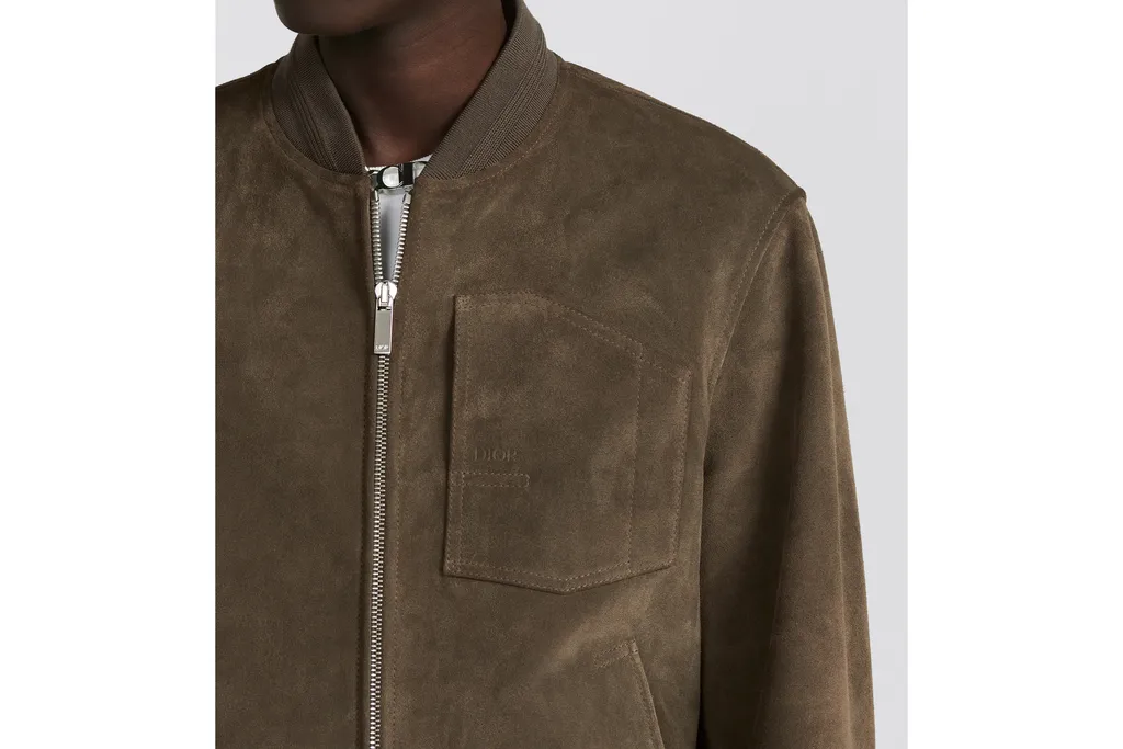 Leather Bomber Jacket