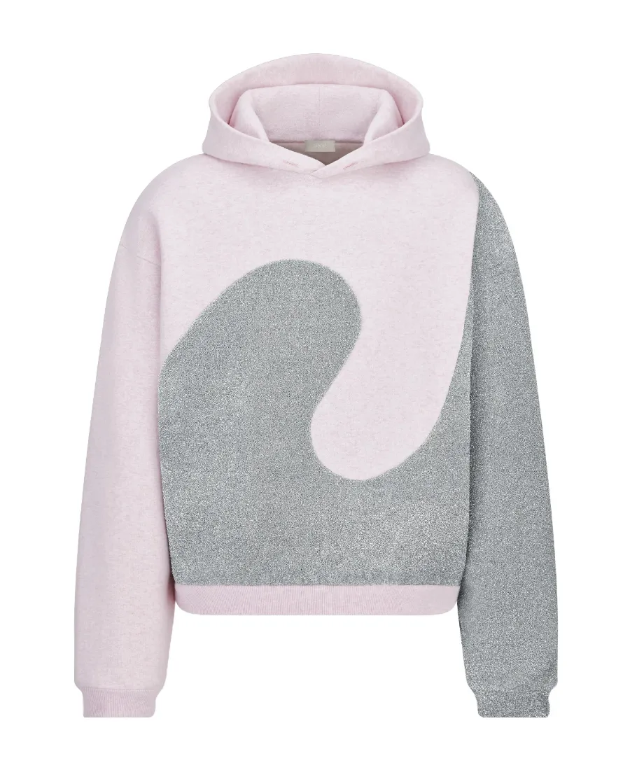 Glitter Panelled Hoodie