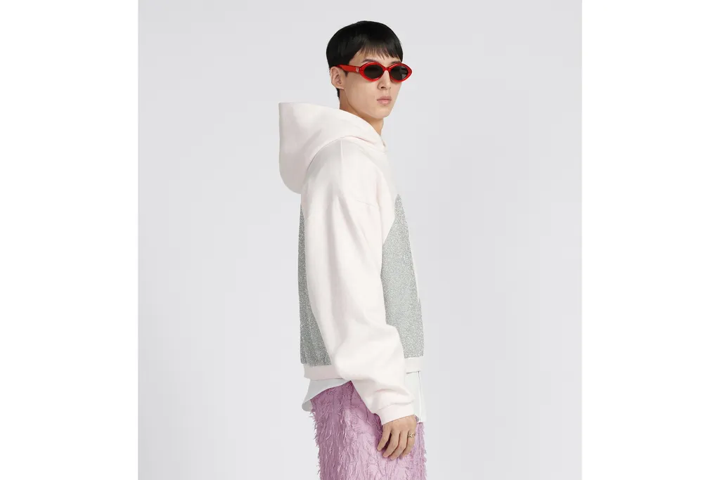 Glitter Panelled Hoodie