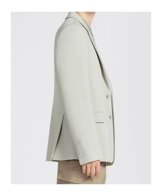 Single-Breasted Long-Sleeved Blazer