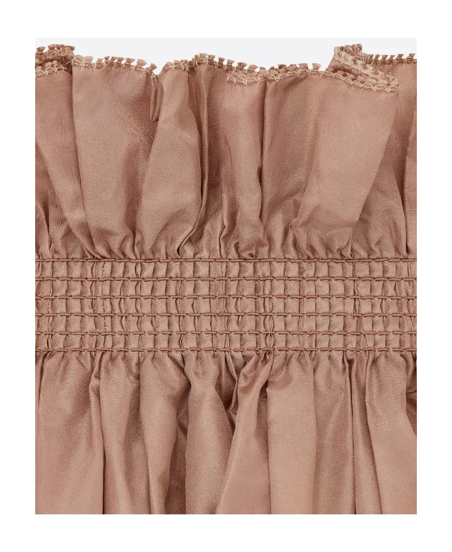 Off-The-Shoulder Smocked Top