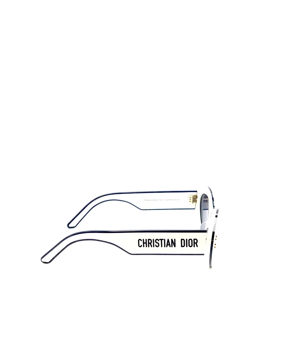 Round-Frame Logo Sunglasses