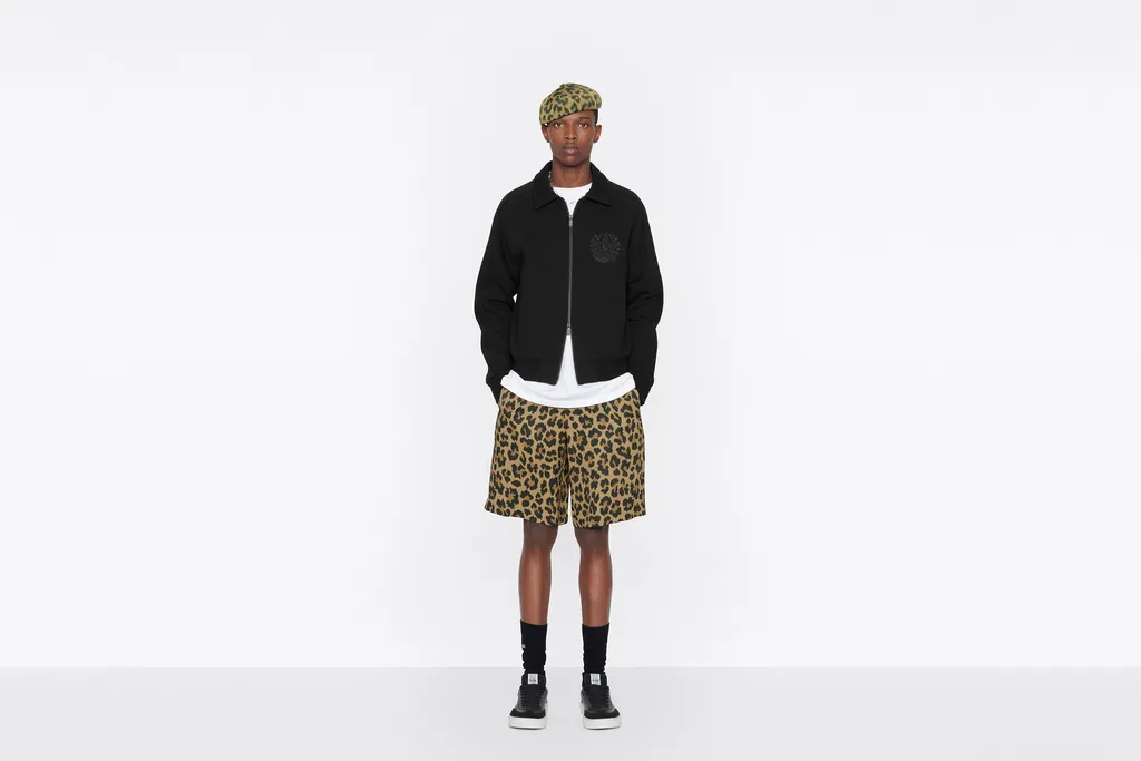 Leopard Printed Bermuda Shorts