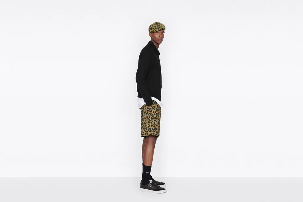 Leopard Printed Bermuda Shorts