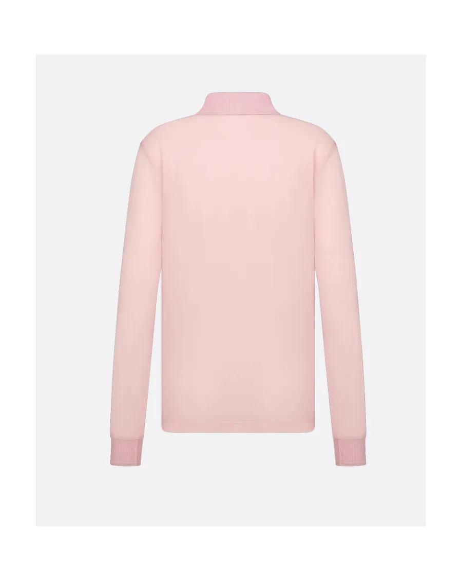 Relaxed-Fit Long-Sleeved Polo Shirt