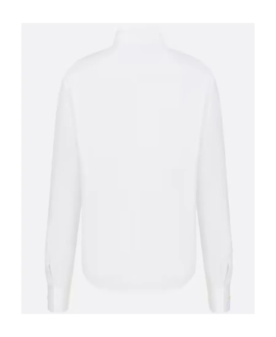 Christian Dior Logo Detailed Button-Up Top