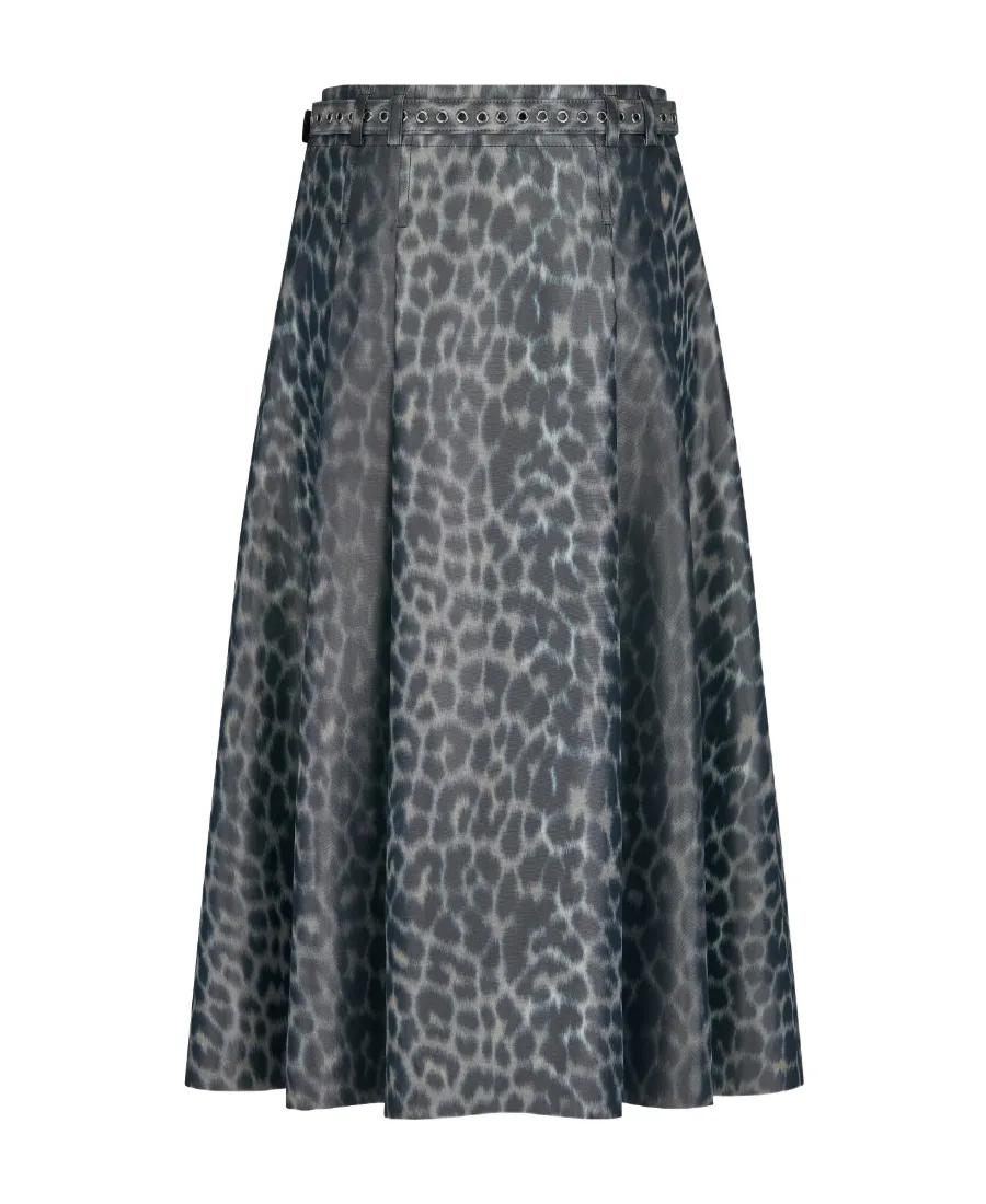 Leopard Print Skirt