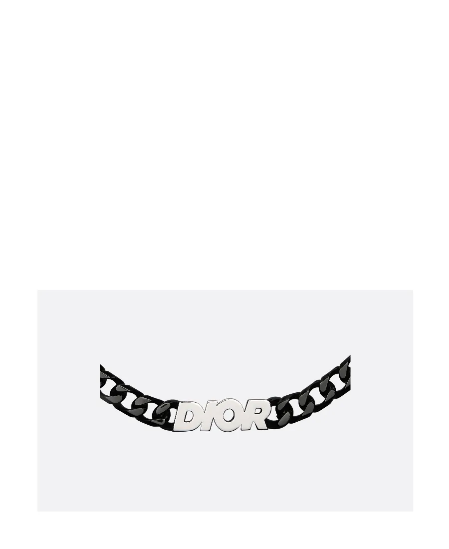 Chain Link Necklace Dior