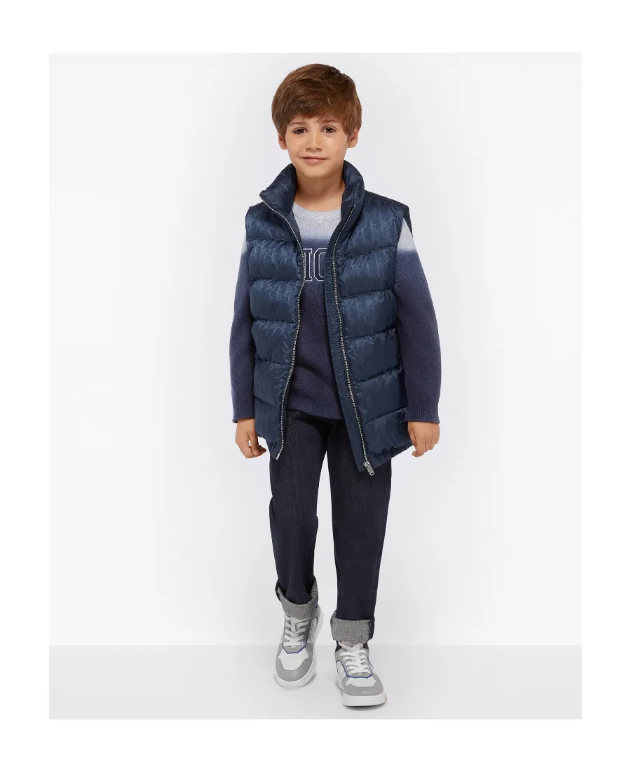 Logo Sleeveless Down Jacket