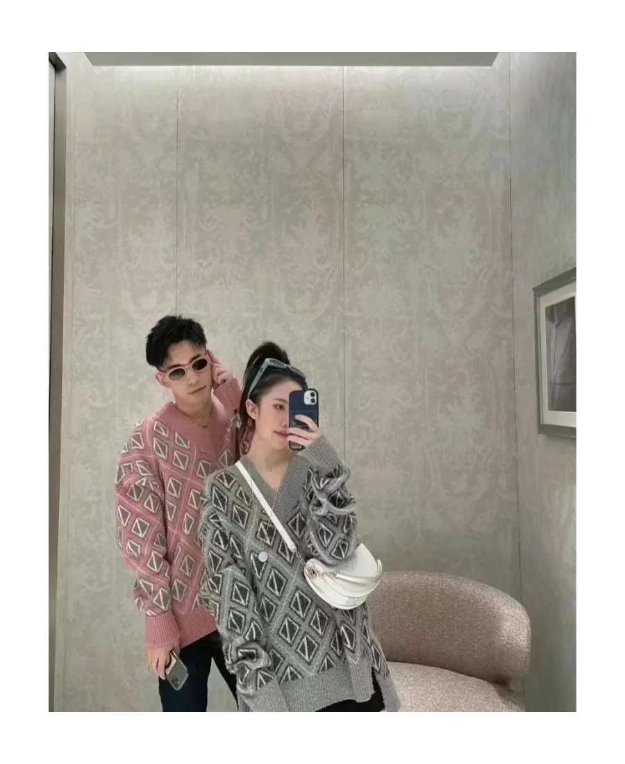 Cd Diamond Motif Jumper