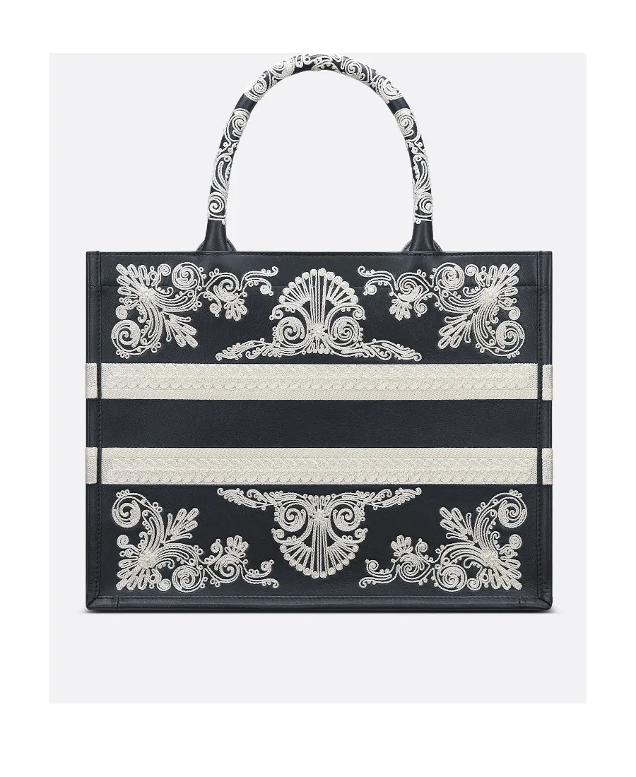 Pattern Embroidered Handbag