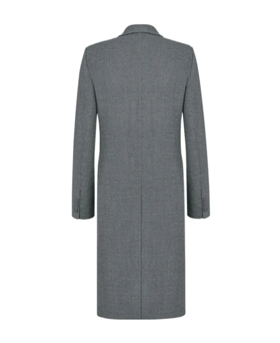 Wool Double-Breasted Coat