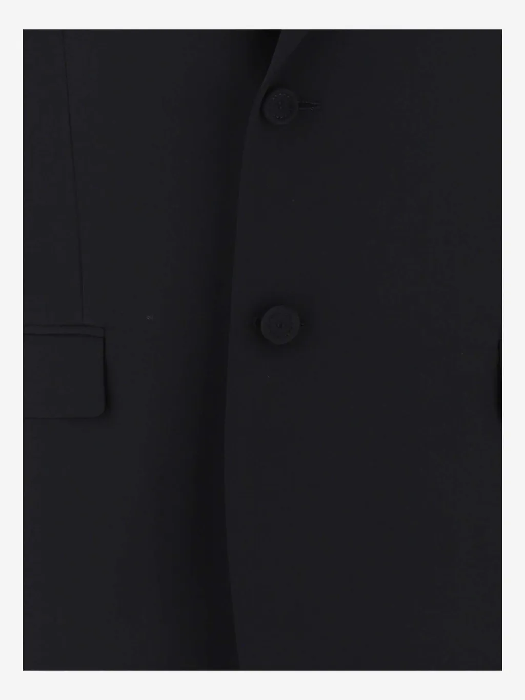 Navy Blue Logo Suit Jacket