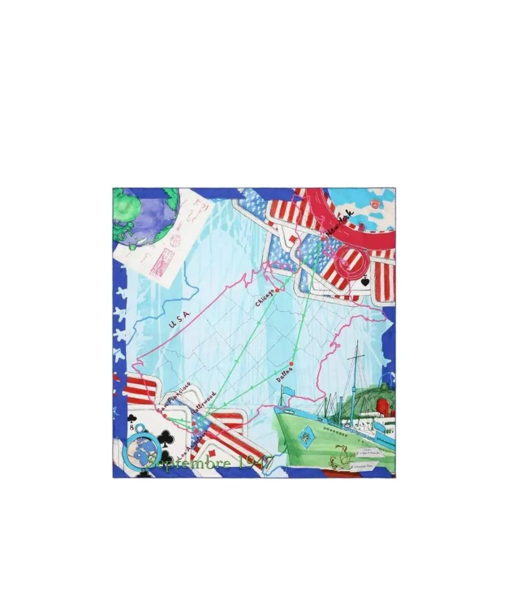 Printed Silk Scarf