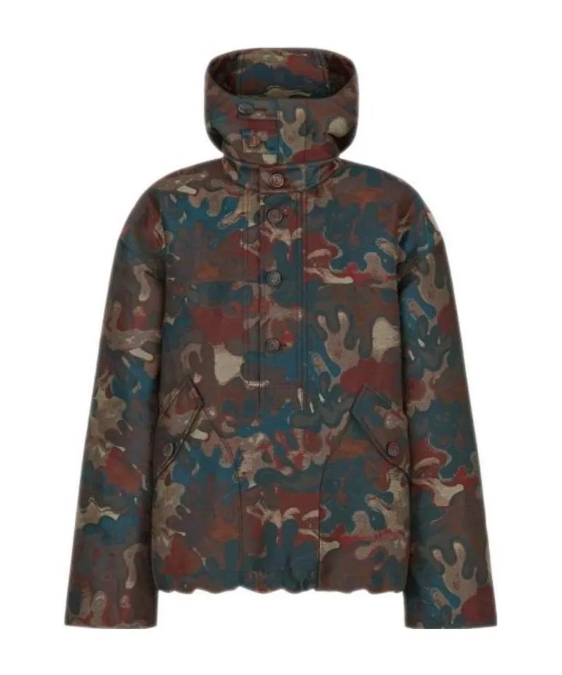 Camouflage Hooded Anorak