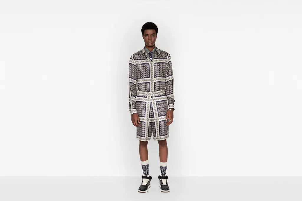 Oblique Bermuda Shorts
