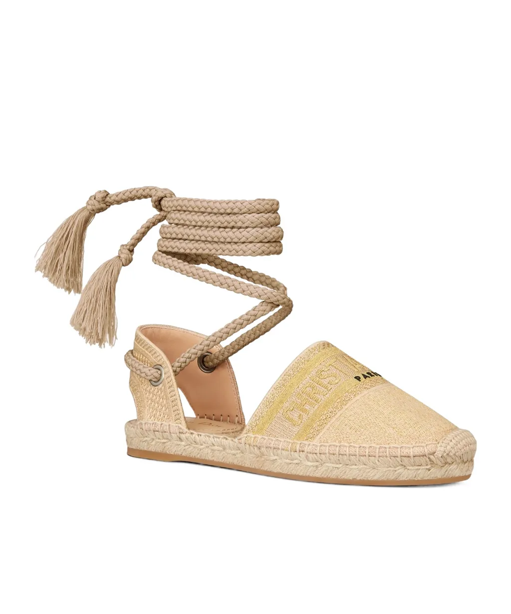 Lace Straw Shoes