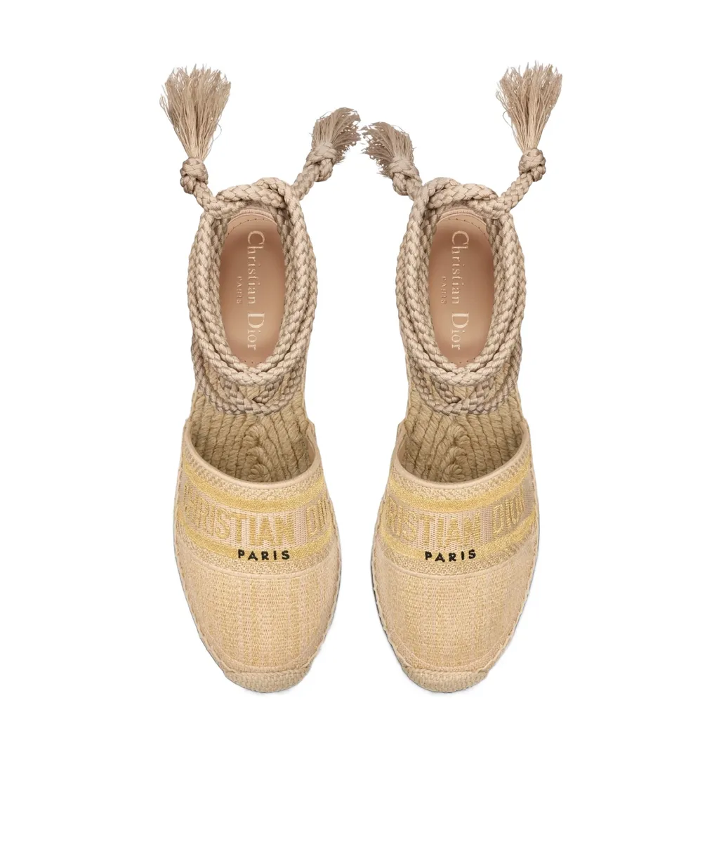 Lace Straw Shoes