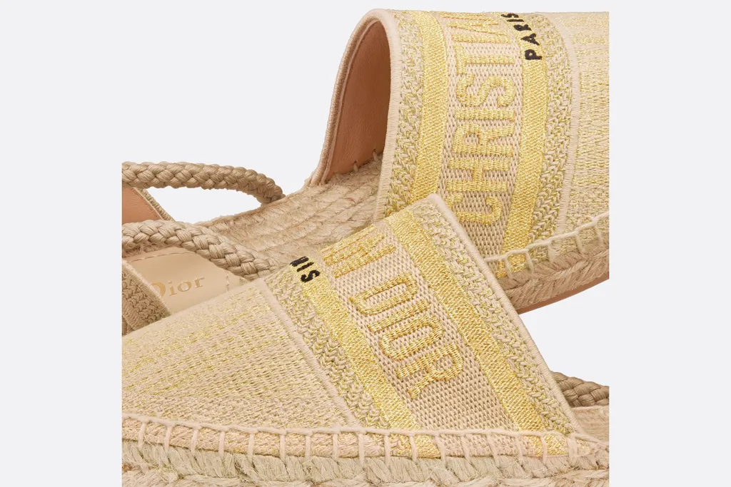 Lace Straw Shoes