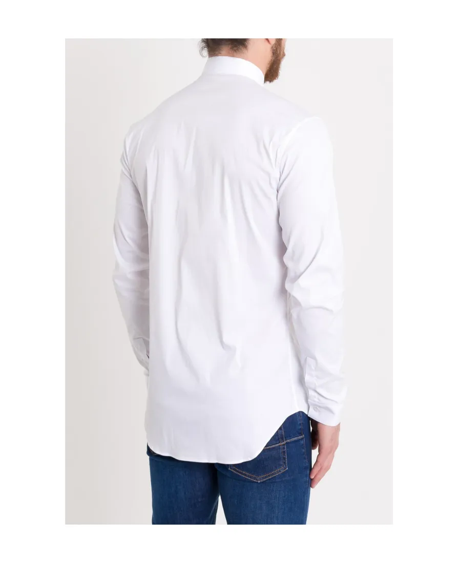 Bee Embroidered Long-Sleeved Shirt
