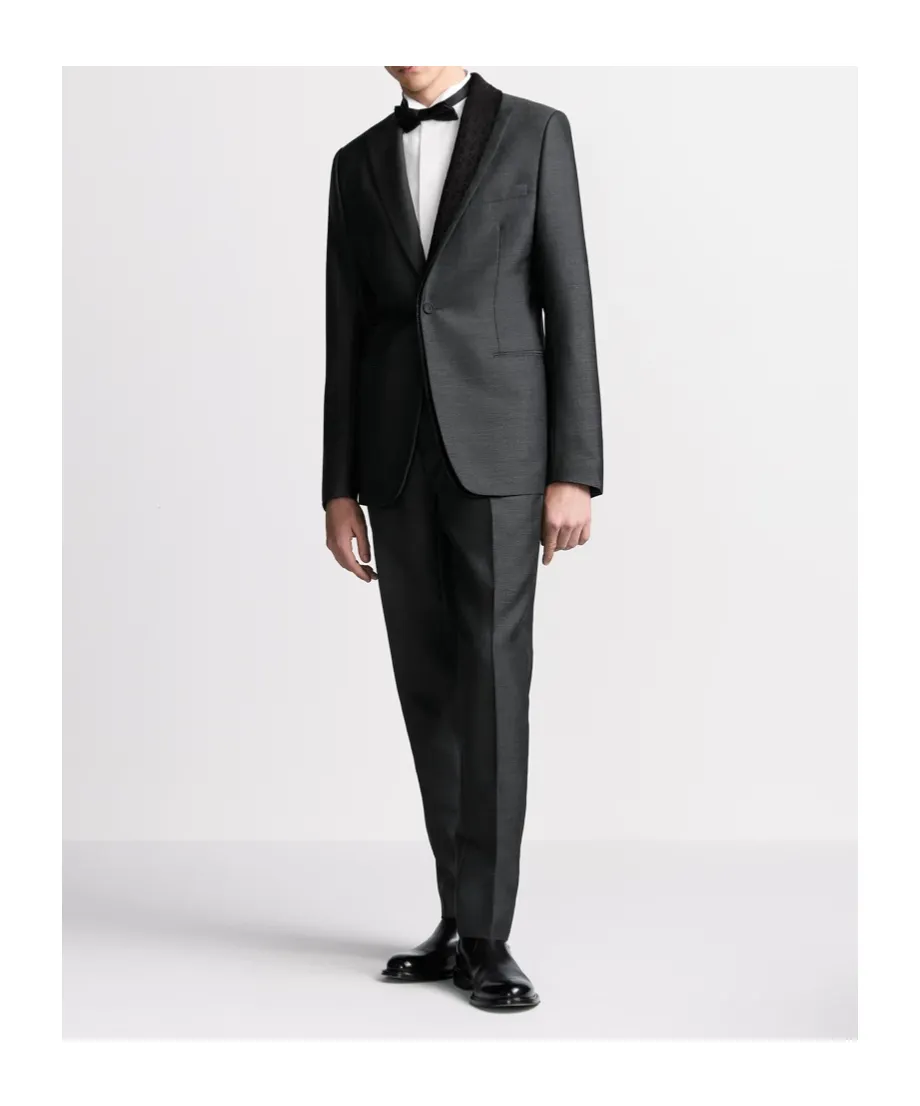 Jacket With Asymmetric Shawl Collar
