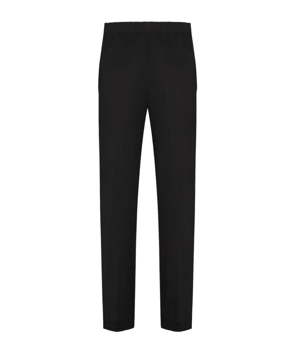 Straight-Leg Elasticated Waist Pants