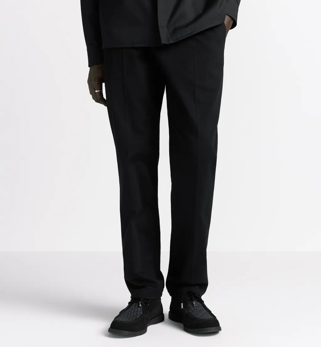 Straight-Leg Elasticated Waist Pants