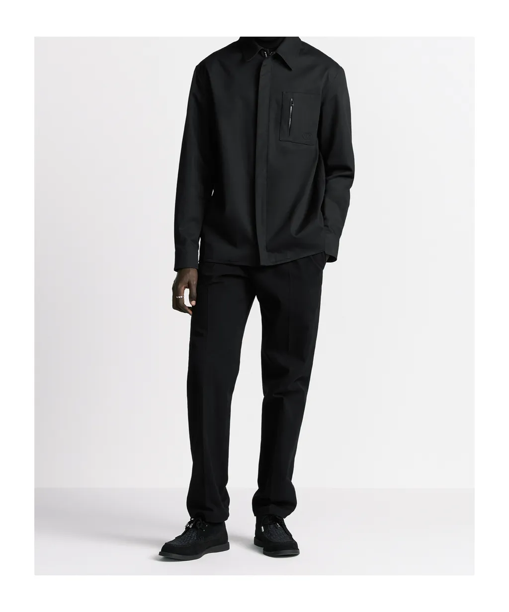 Straight-Leg Elasticated Waist Pants