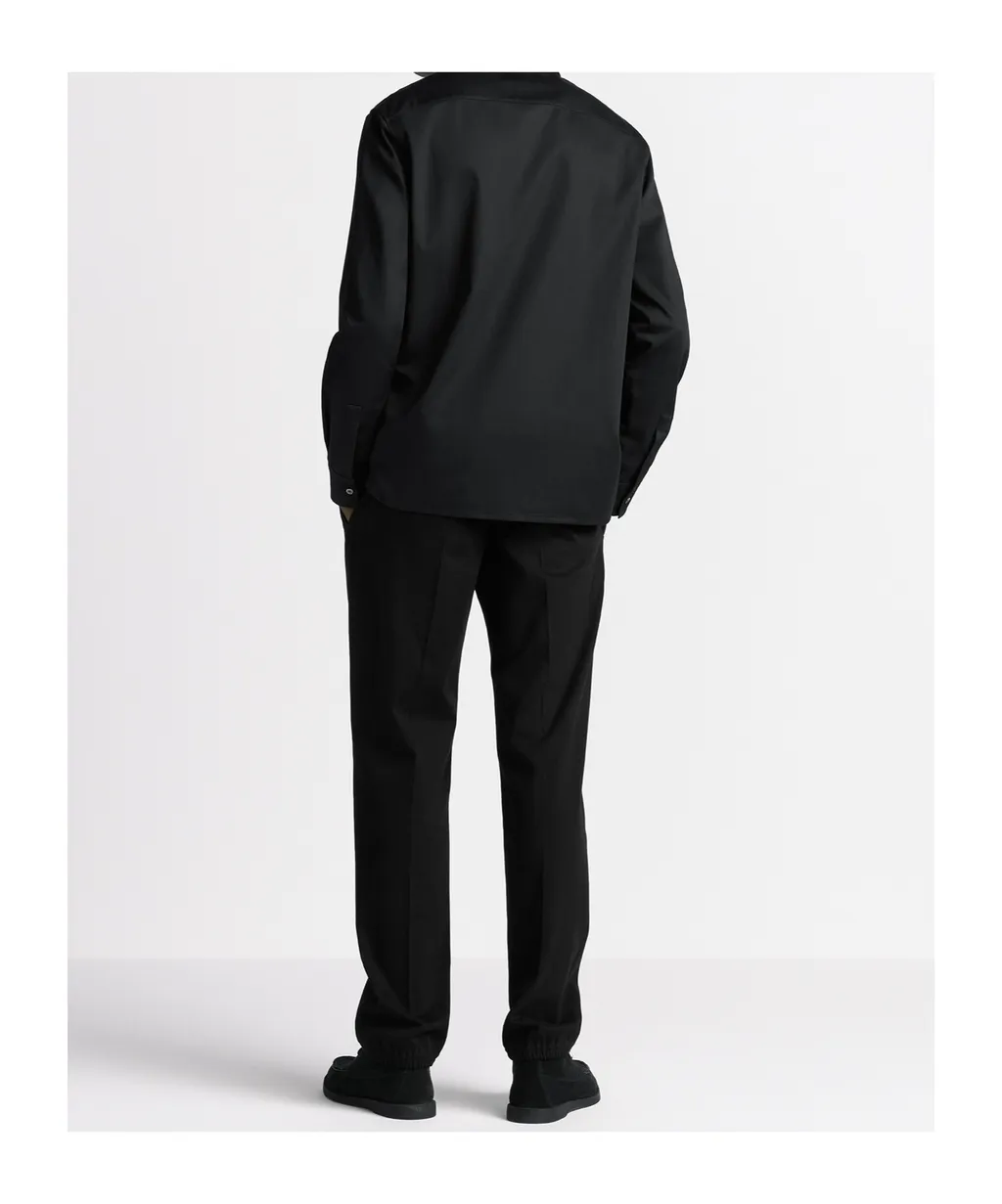 Straight-Leg Elasticated Waist Pants
