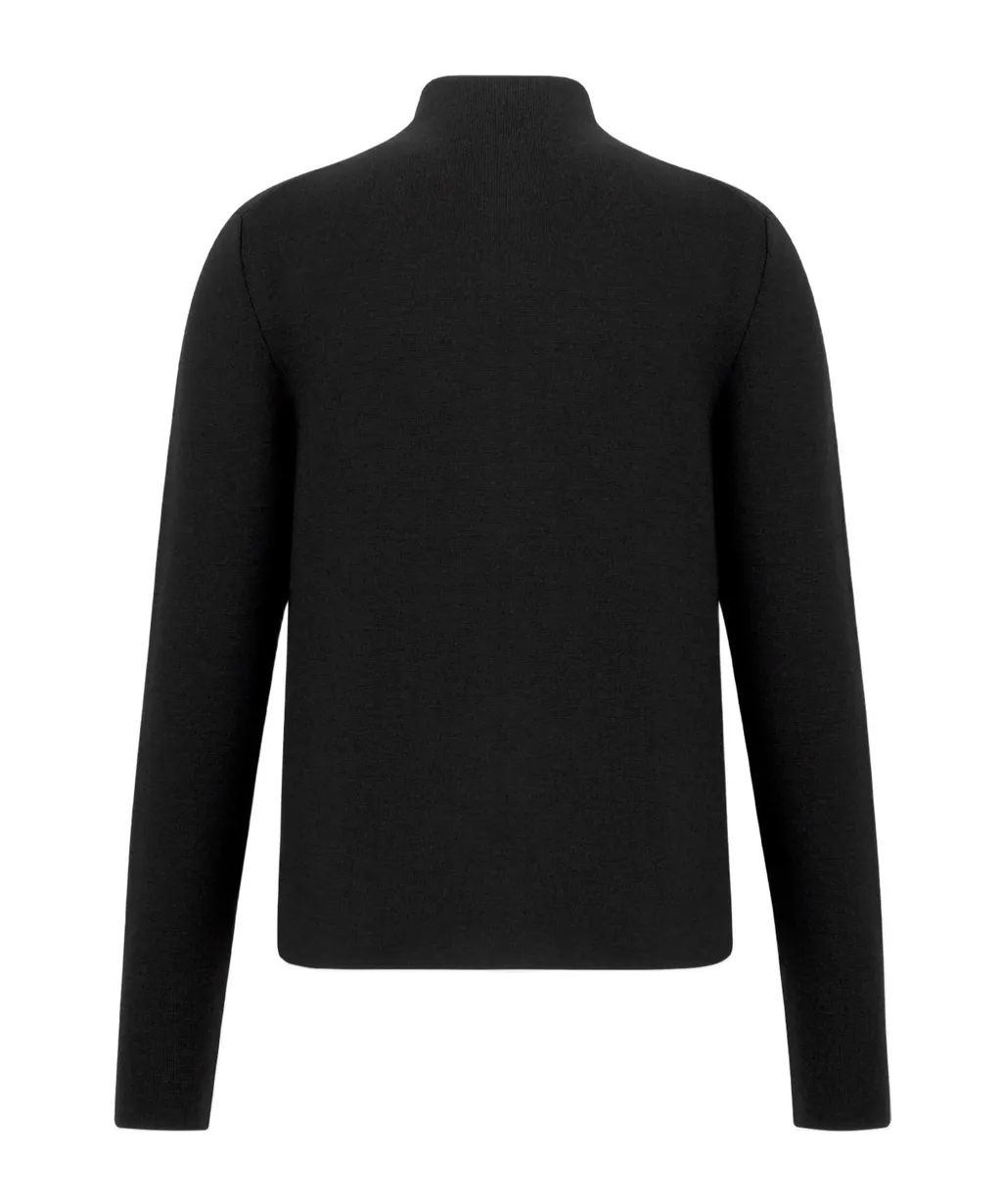 High-Neck Zip-Up Jacket