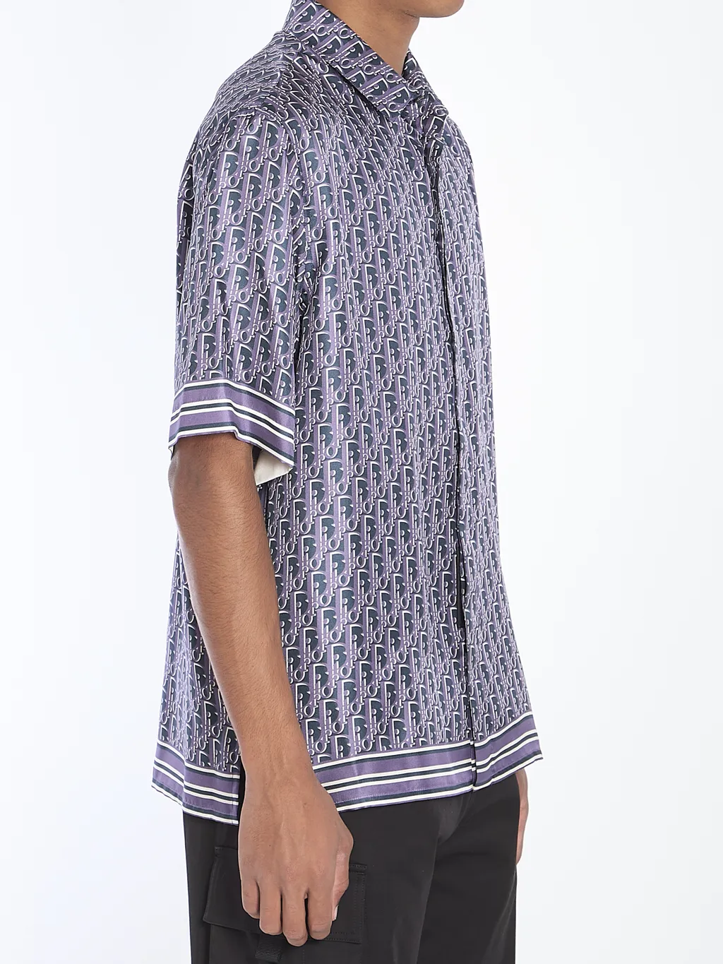 Oblique Pixel Short-Sleeve Shirt
