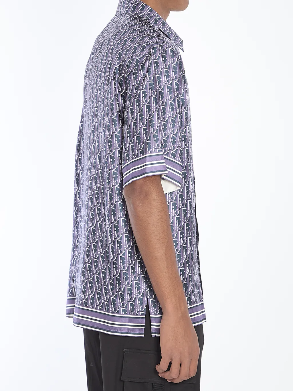 Oblique Pixel Short-Sleeve Shirt