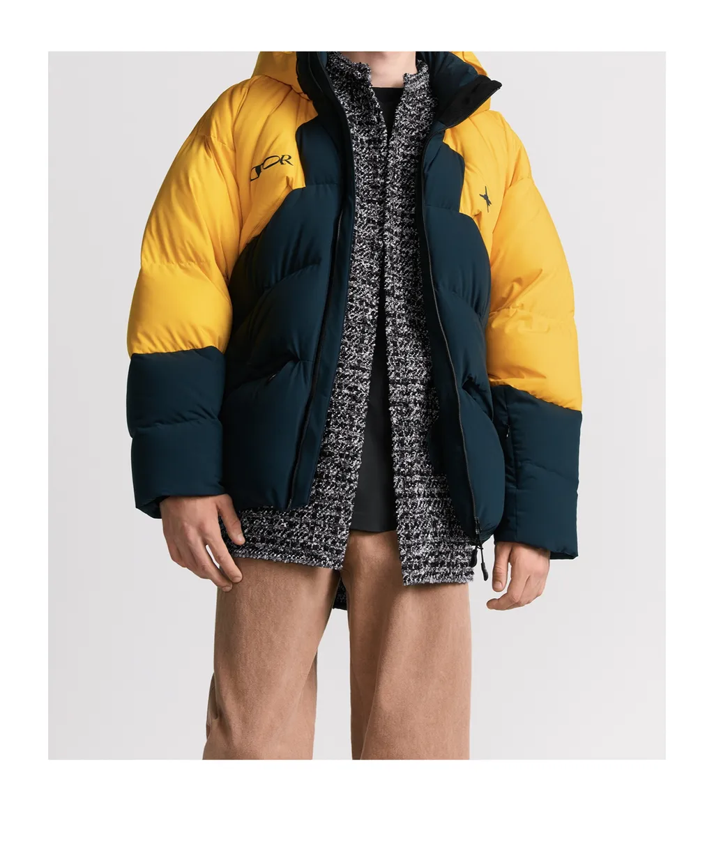 Dior And Descente And Lewis Hamilton Quilted Puffer Ski Jacket