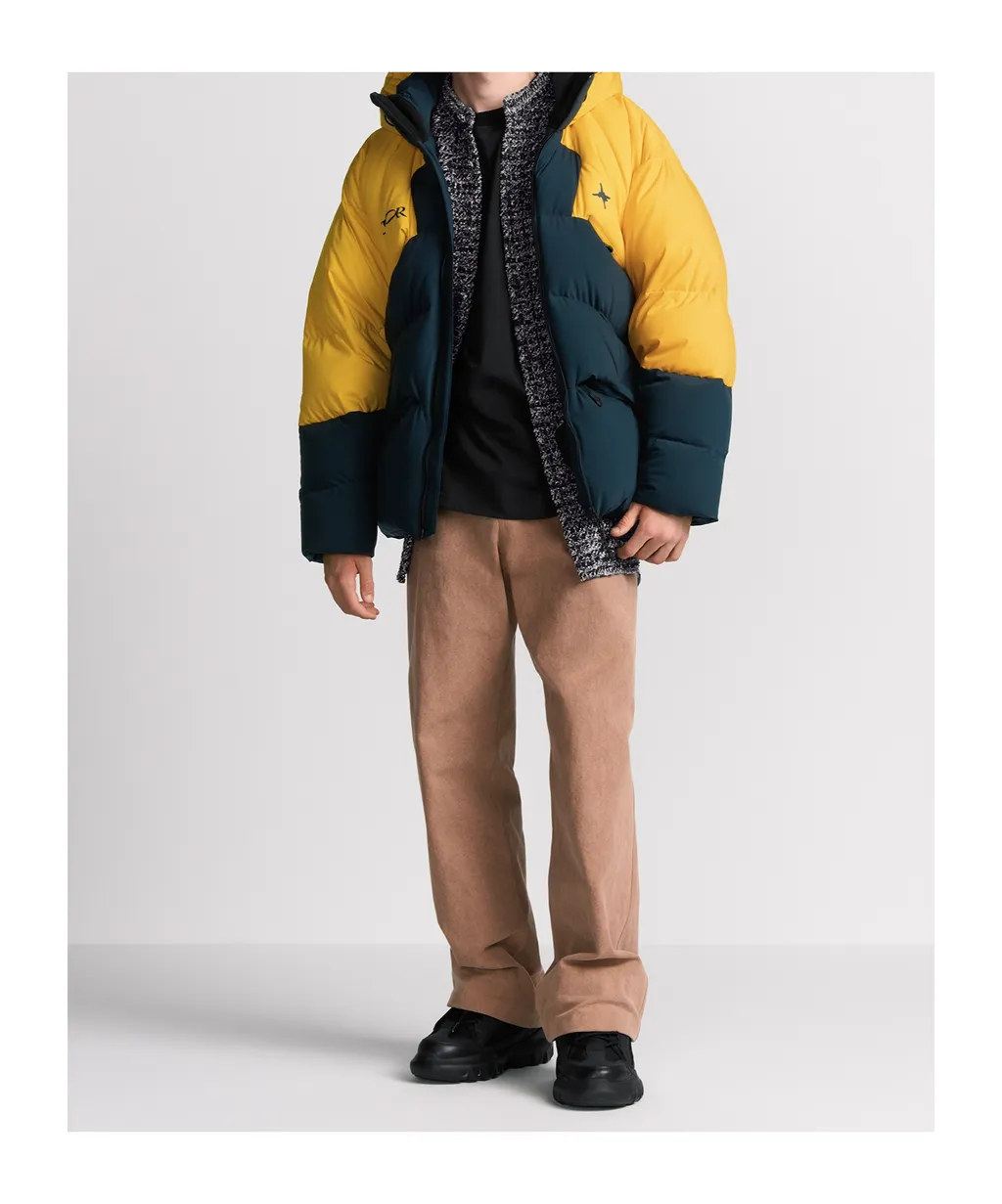 Dior And Descente And Lewis Hamilton Quilted Puffer Ski Jacket