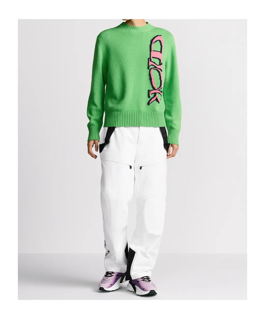 Dior And Descente And Lewis Hamilton Ski Pants With Suspenders