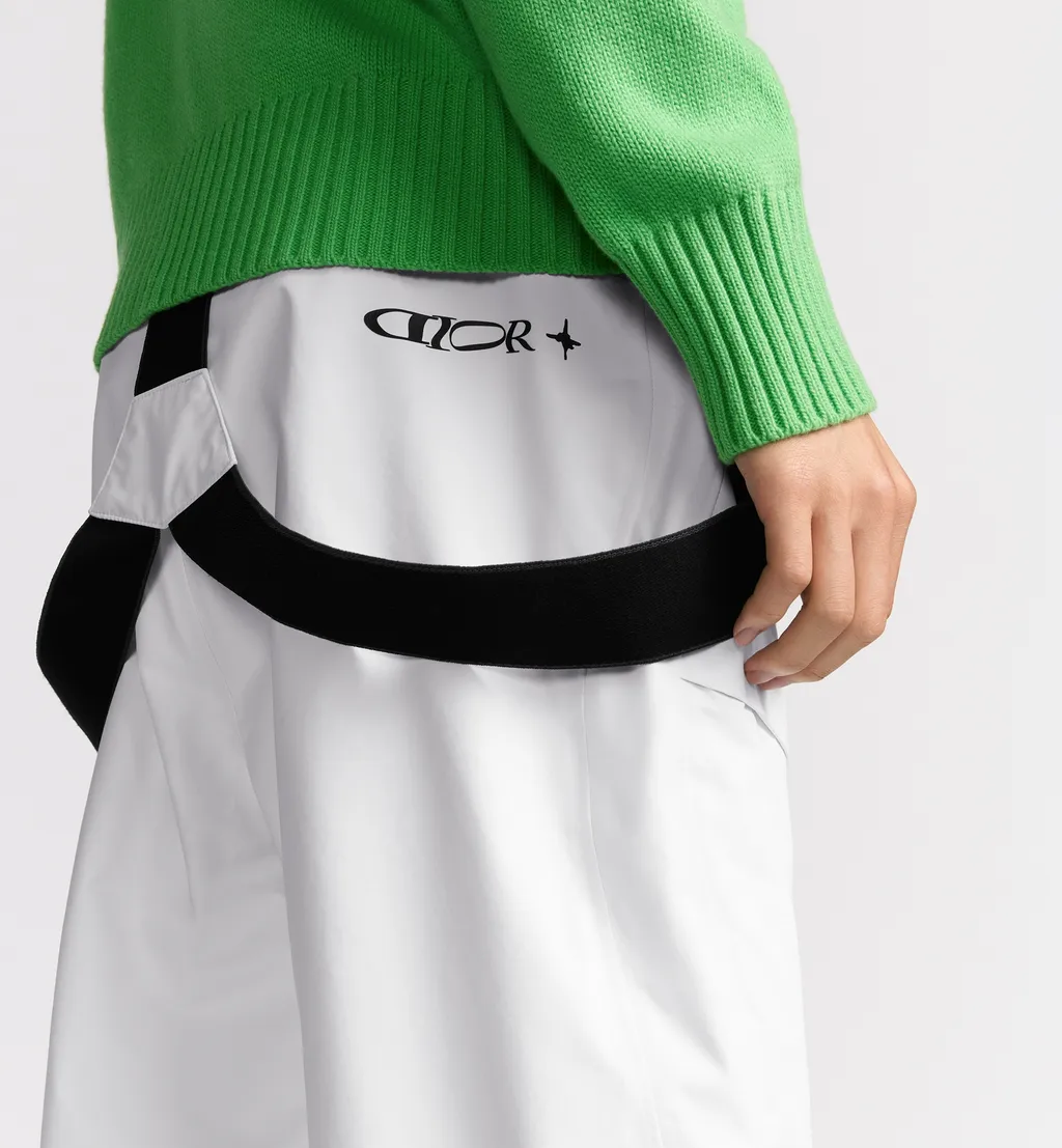 Dior And Descente And Lewis Hamilton Ski Pants With Suspenders