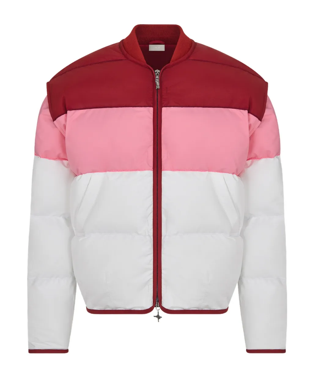 Dior And Lewis Hamilton Puffer Jacket With Removable Sleeves