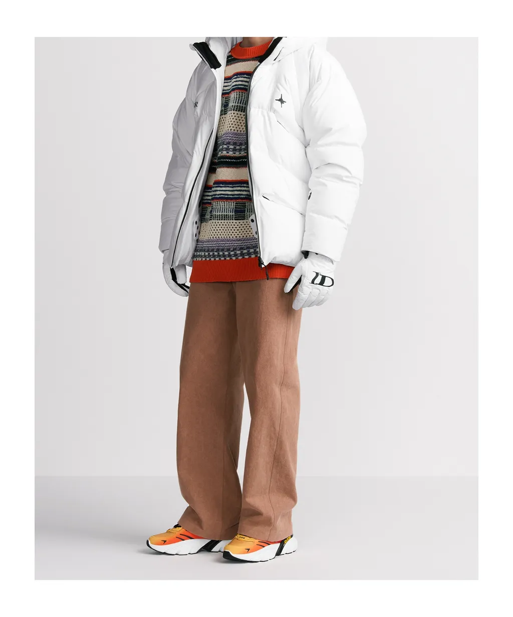 Dior And Descente And Lewis Hamilton Quilted Puffer Ski Jacket