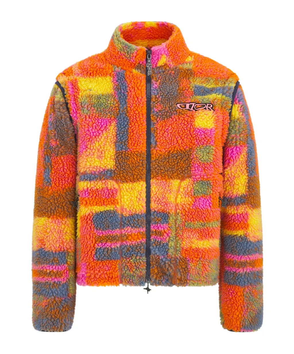 Dior And Lewis Hamilton Zipped Jacket With Removable Sleeves
