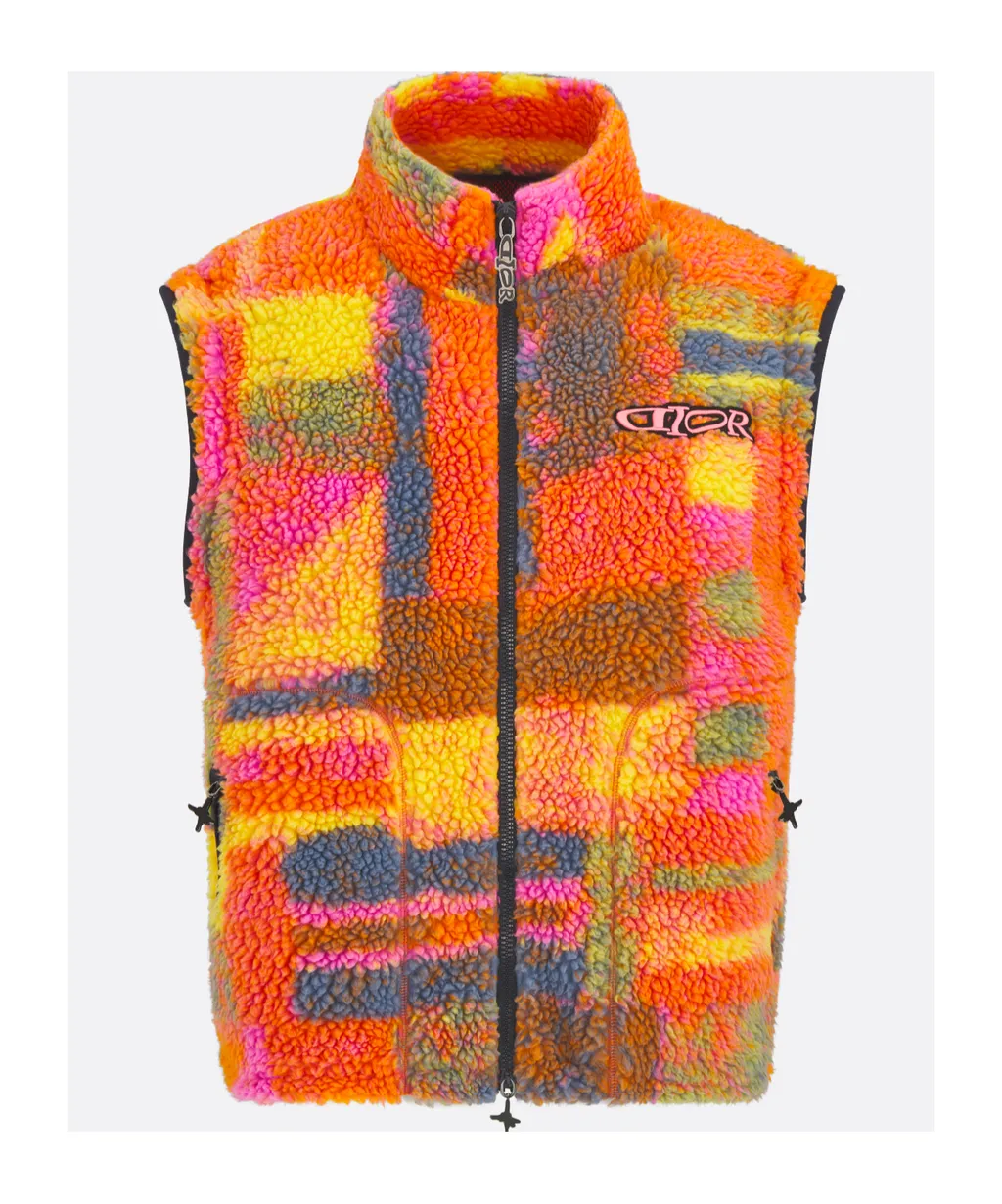 Dior And Lewis Hamilton Zipped Jacket With Removable Sleeves