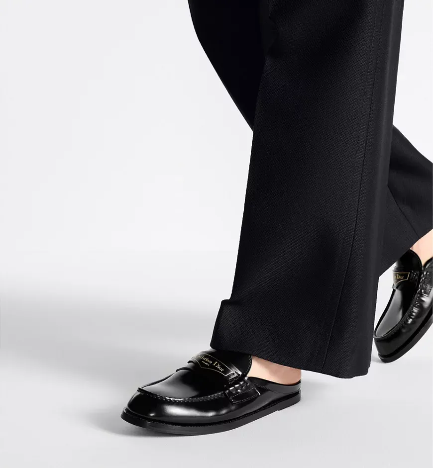 Boy Logo Detailed Slip-On Mules