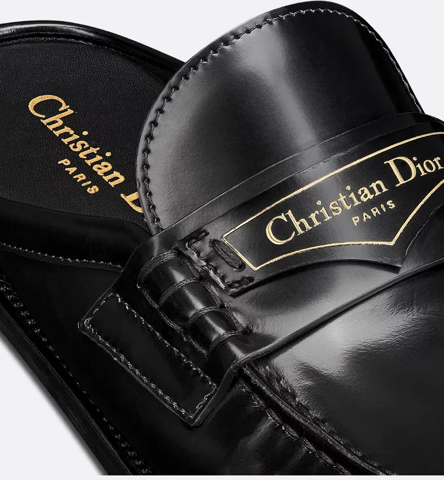 Boy Logo Detailed Slip-On Mules