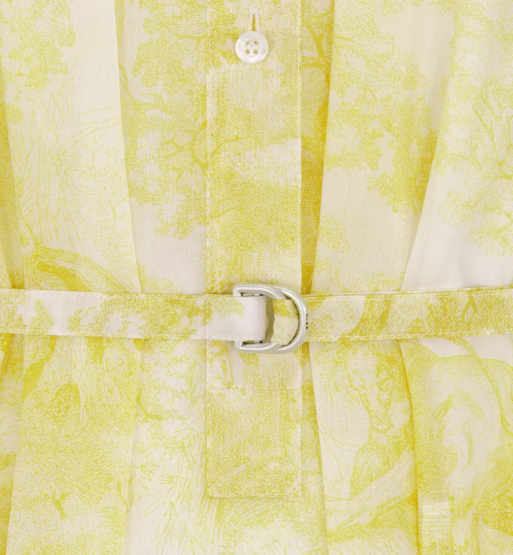 Toile De Jouy Long-Sleeved Dress