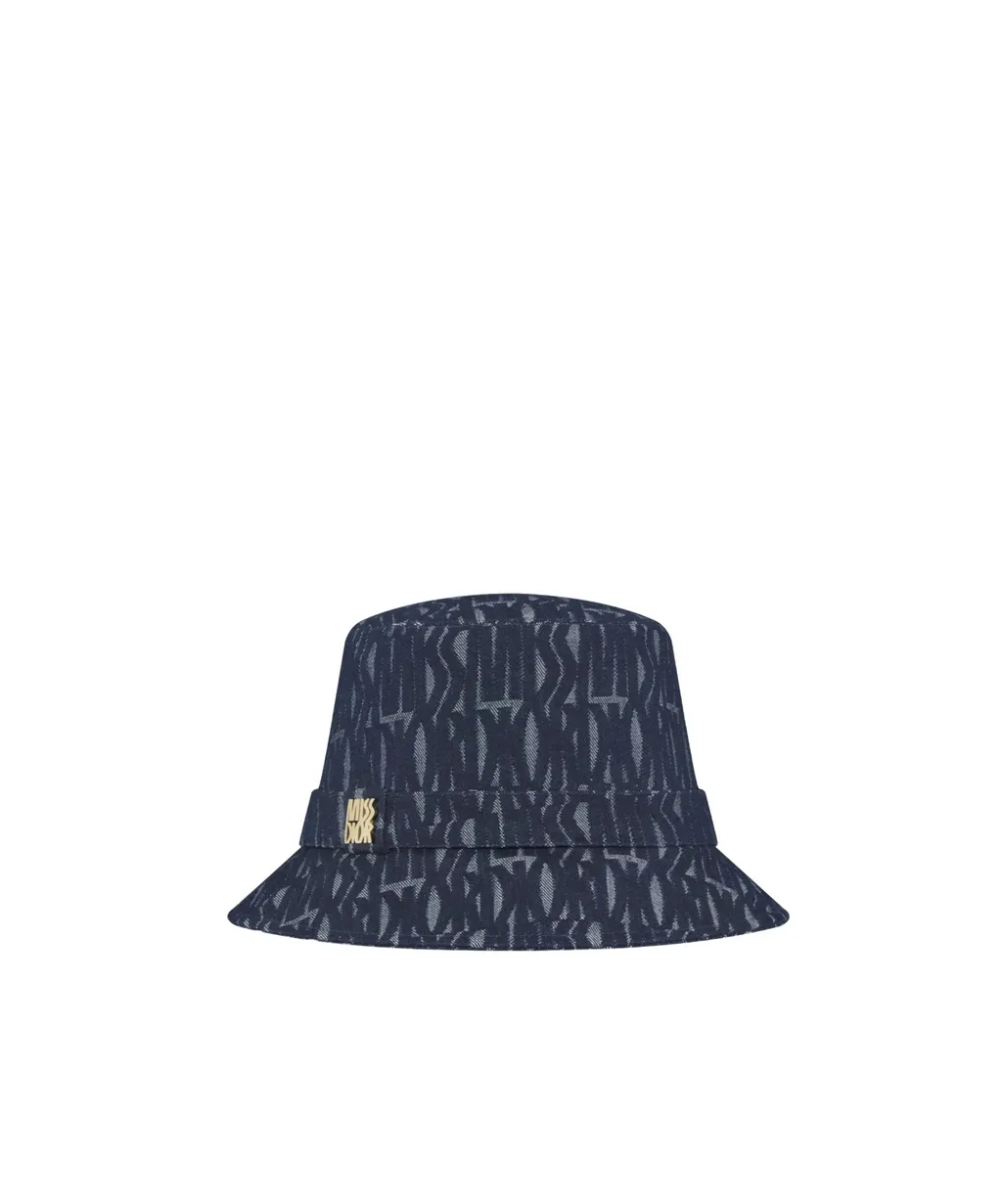 Teddy-D Miss Dior Allover Small Brim Bucket Hat