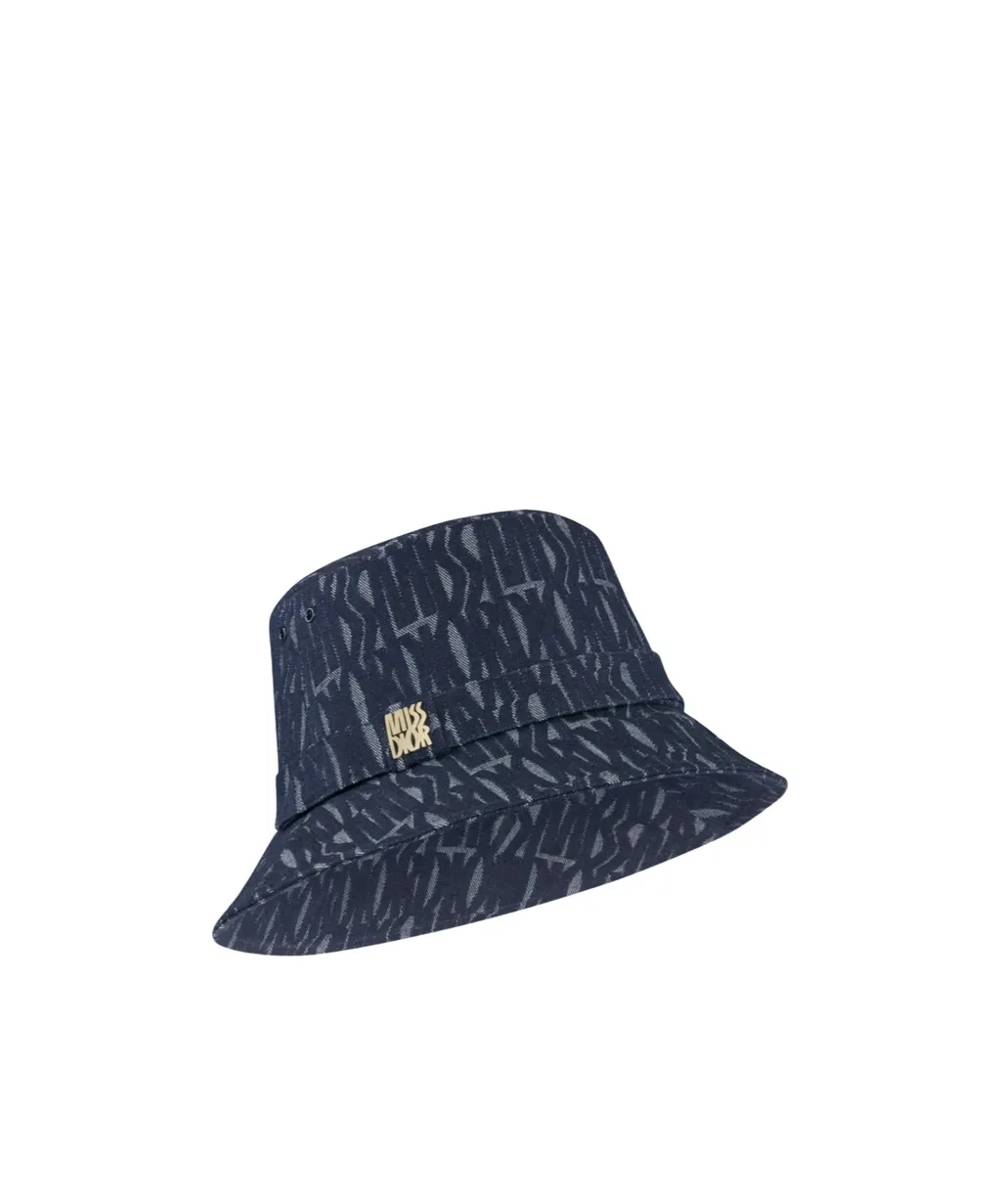 Teddy-D Miss Dior Allover Small Brim Bucket Hat