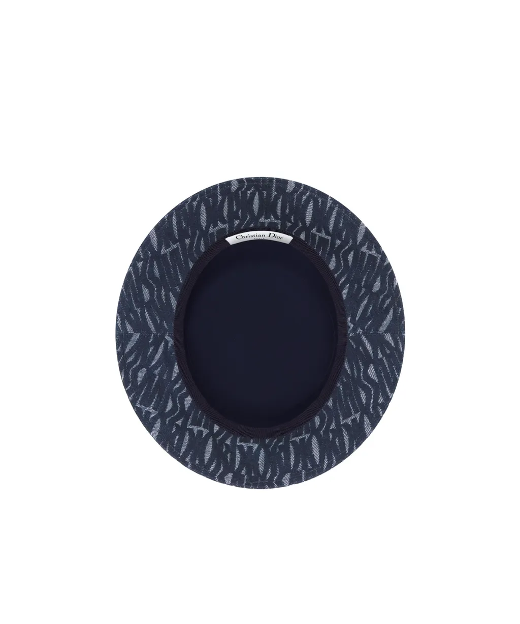 Teddy-D Miss Dior Allover Small Brim Bucket Hat