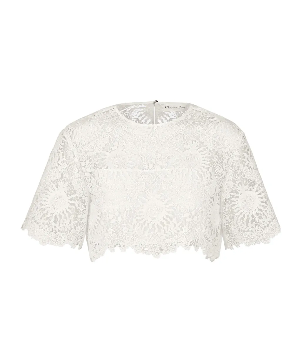 Lace Detailed Cropped Top